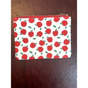 Rae Dunn Apple Pleather Pouch Bag